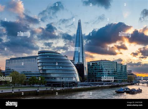 The skyline of London in England Stock Photo - Alamy