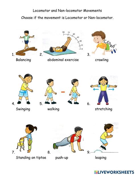 Locomotor And Non-locomotor Online Exercise For Live, 46% OFF