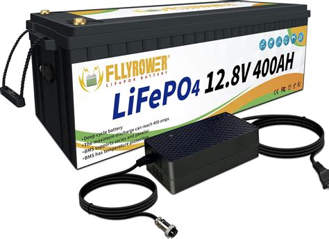 Amazon LOSSIGY 12V 400AH Lifepo4 Deep Cycle Lithium Battery Built