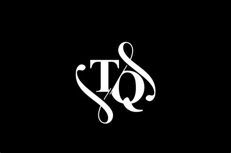 Tq Monogram Logo Design V By Vectorseller Thehungryjpeg