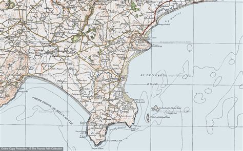 maps abersoch gwynedd francis frith