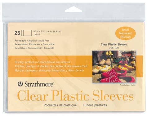 Strathmore Clear Plastic Sleeves - BLICK art materials