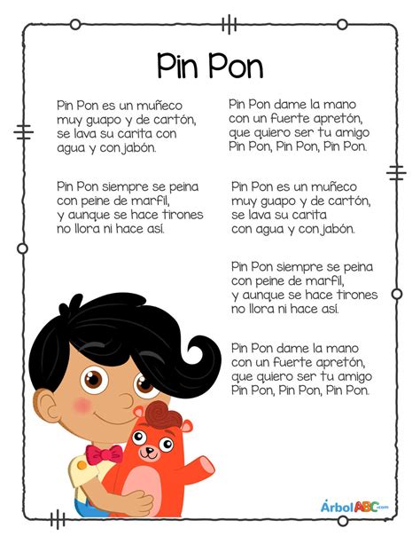 La base de datos cura Anunciante pin pon en un muñeco letra hijo Es