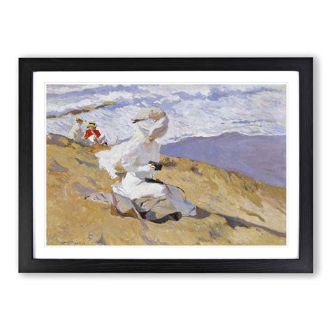 Capturing The Moment By Joaquin Sorolla Y Bastida Wall Art Print Framed