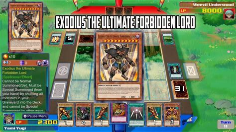 Yu Gi Oh Legacy Of The Duelist Link Evolution Exodius The Ultimate