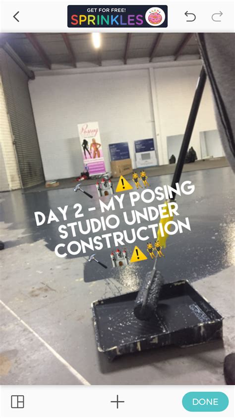 Bikini Fitness Figure Posing Coach Studio Under Construction DAY 2
