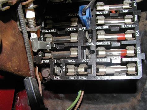 Chevelle Fuse Box Diagram