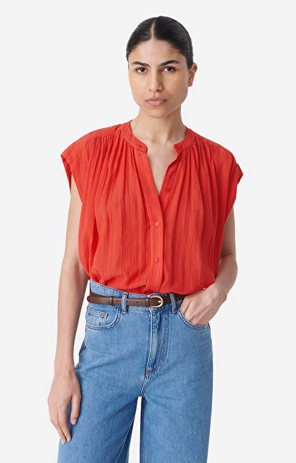 Calin Blouse Viscose And Cotton Dragee Vanessa Bruno