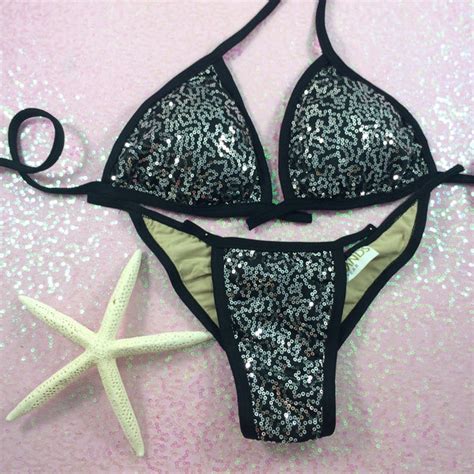 Quick Ship Celebrity Sequin Bikinis Ravish Sands