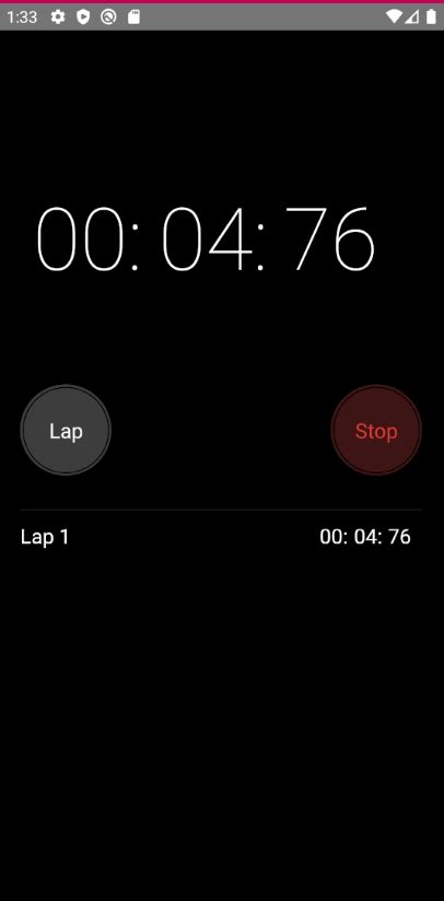 Github Mawrukh Stopwatch React Native Application