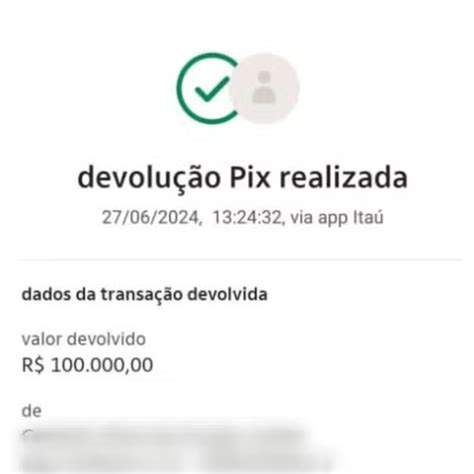 Universitário recebe PIX de R 100 mil por engano e devolve o valor