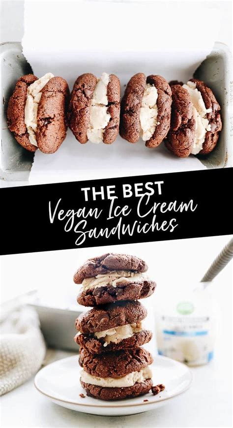 The BEST Vegan Ice Cream Sandwiches - The Healthy Maven