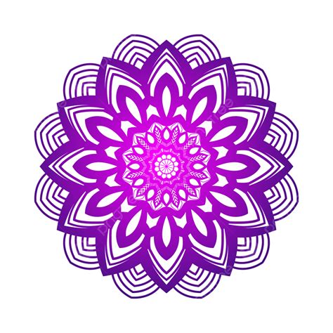 Purple Mandala Vector Png Images Beautiful Purple Color Mandala Design