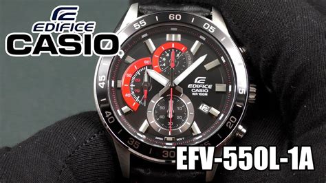 Casio Efv L A Edifice Youtube