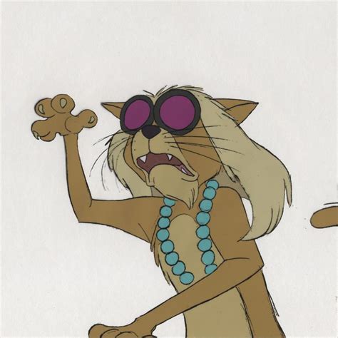 Disney THE ARISTOCATS Lively Animation Cel of the ENGLISH CAT in Scat ...