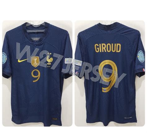 Jual Jersey Player Issue France Home Name Player Mbappe Giroud