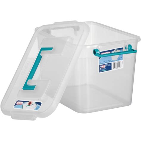 Sterilite 72 Qt Modular Latch Box Teal Sachet