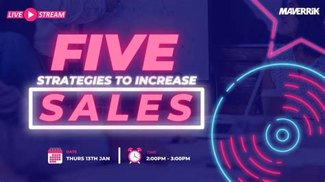 5 Strategies To Increase Sales Youtube