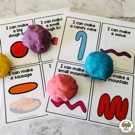 Printable Playdough Task Cards Printable Word Searches