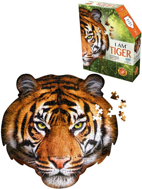 Контурный пазл 300 дет. 43*40см "Тигр" - ЭлимКанц