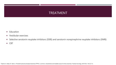 Persistent Postural Perceptual Dizziness Pppd Ppt