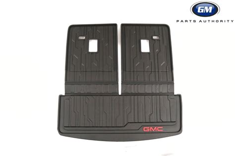 2017 2023 Gmc Acadia Complete Premium All Weather Floor Mat Package Black Oem Gm Ebay