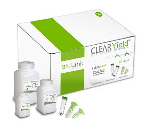 Biolink Laboratories Clearyield Dna Isolation Kit Plant Biolink