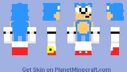 Sonic (Sonic mania adventures) Minecraft Skin