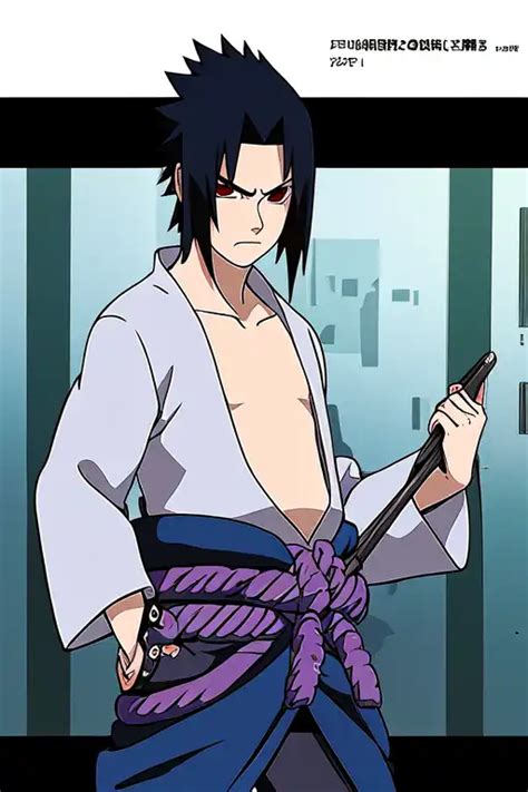 Ai Art Sasuke Uchiha Naruto Shippuden By Rm Pixai