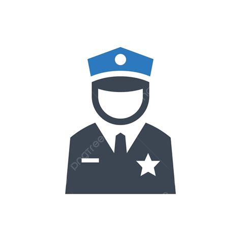 Police Officer Icon Icon Policeman Symbol Vector Icon Policeman