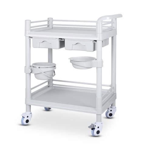 Stainless Steel Medical Trolley For Hospital Furniture Medical Delivery