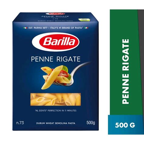 Italian Barilla Spaghetti No 3 Penne Rigate Pasta 500g Halal