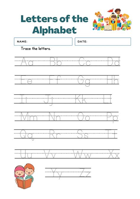 A to Z Worksheets Printable Alphabet Book Puzzle Preschool - Etsy