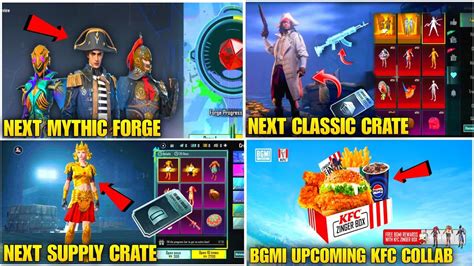 Bgmi Next Mythic Forge Leaks Bgmi Next Classic Crate Leaks Bgmi