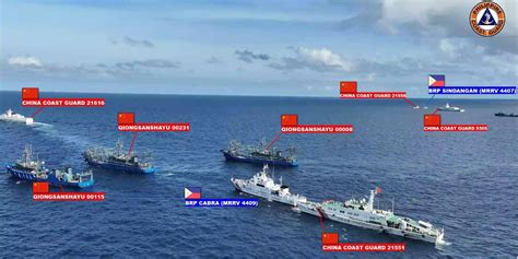 Philippines Condemns Chinese Vessels Harassment Dangerous Maneuvers