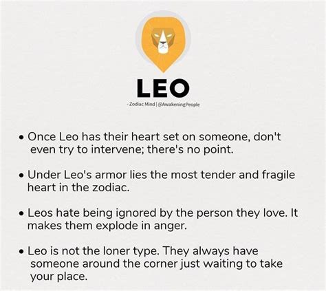 Pin By Cherry On Zodiac Signs♌ Leo Zodiac Quotes Leo Zodiac Facts