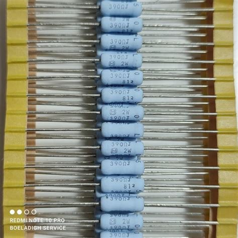 Jual Resistor 390 2w 390 Ohm 2 Watt Panasonic Metal Oxide Film Di Lapak