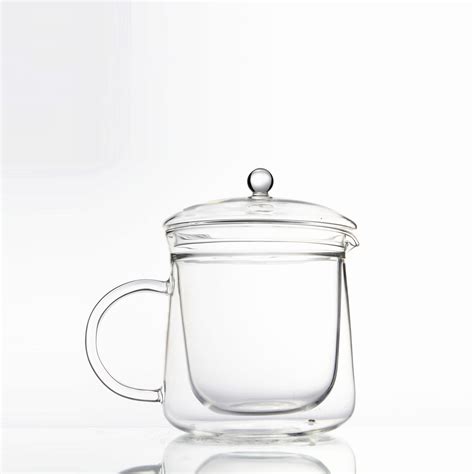 Borosilicate Glass Teapot With Glass Infuser Set And Lid China Clear