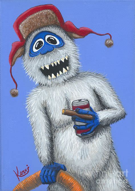 Cousin Yeti Painting By Kerri Sewolt Fine Art America