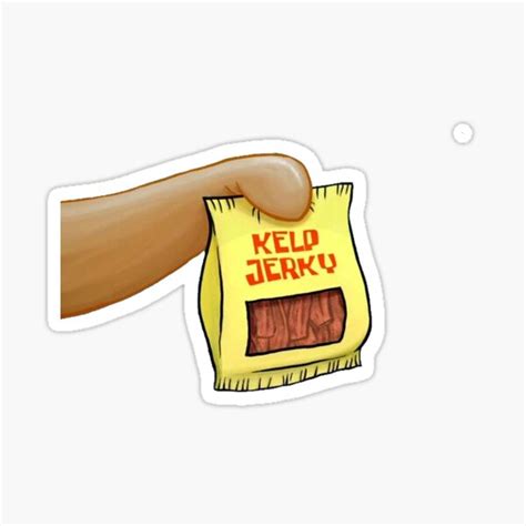 Spongebob Kelp Jerky Sticker For Sale By Billion6 Redbubble