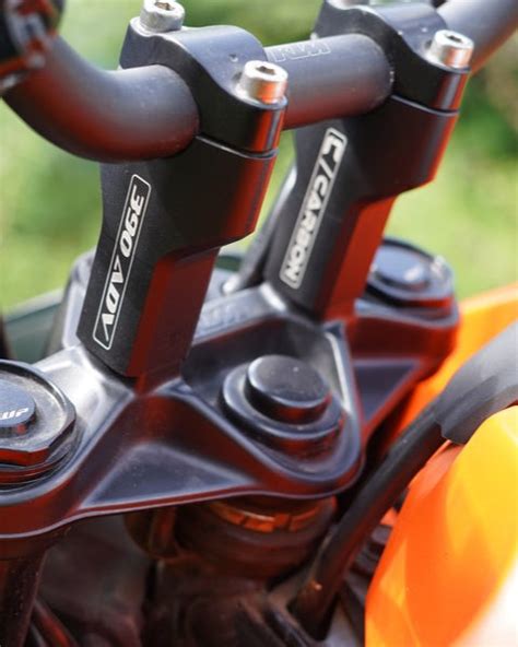 Carbon Racing Premium Handlebar Risers For Ktm 250 390 Adventure Ste