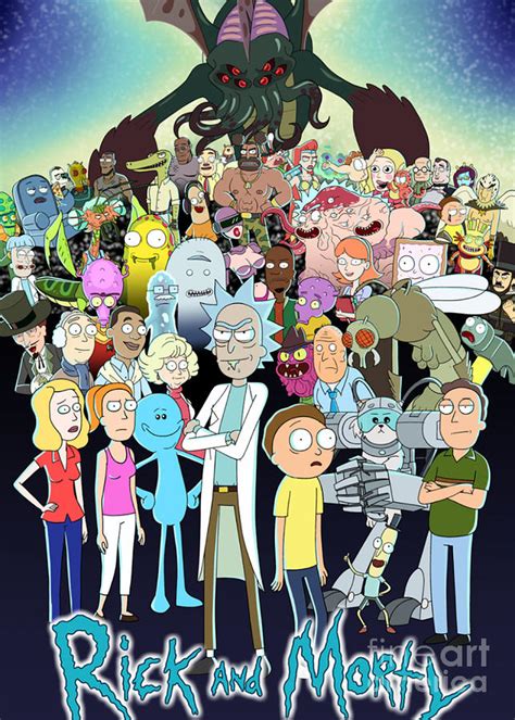 Rick And Morty Digital Art By Nam Sary Pixels