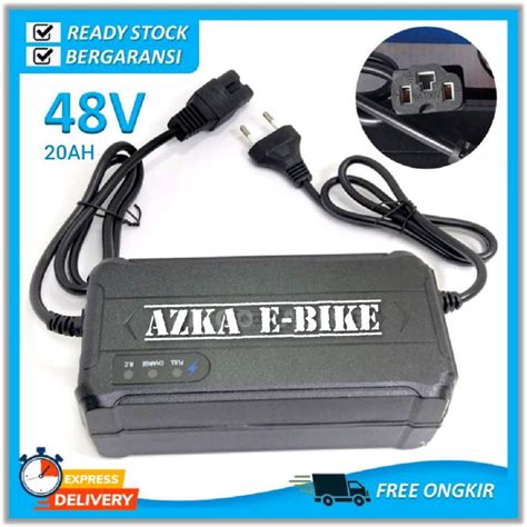 Jual Charger Aki Sepeda Listrik Scooter Listrik 48v 20ah Shopee Indonesia