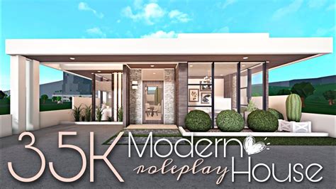 Bloxburg 35k Modern Roleplay House No Gamepass Youtube House