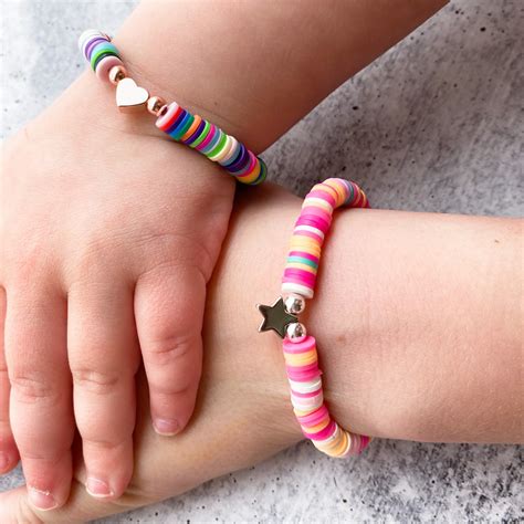 Custom Kid Bracelet Kids Bracelet Initial Charm Bracelet Etsy