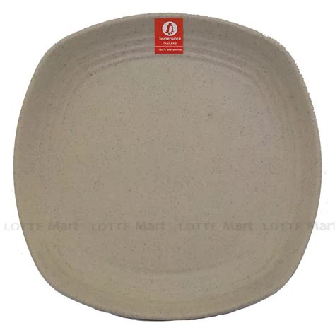 Đĩa Vuông Melamine Light Brown 10.5Inch 26.5x26.5x3cm