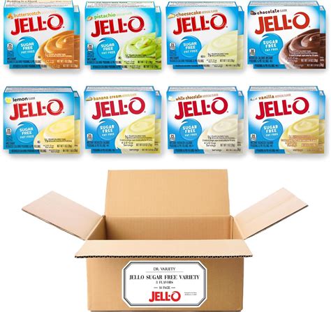 Amazon Jello Sugar Free Pudding Mix Instant Dessert Flavor