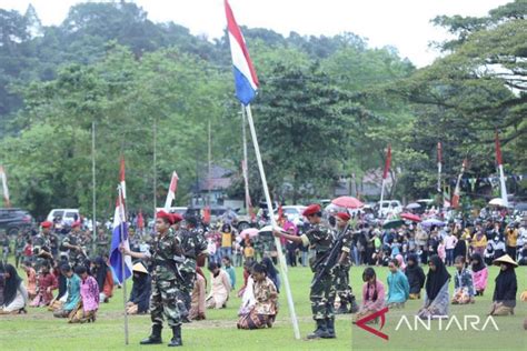 Aksi Teatrikal Perjuangan Warnai Peringatan Merah Putih Sangasanga