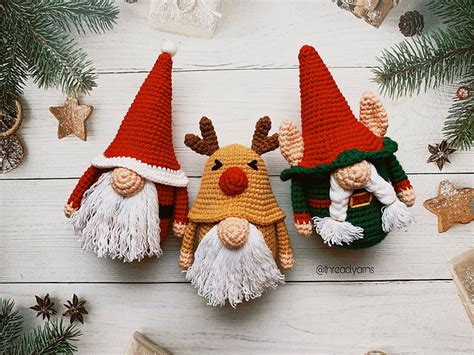 Ravelry Christmas Gnomes Collection Pattern By Uyen Nguyen