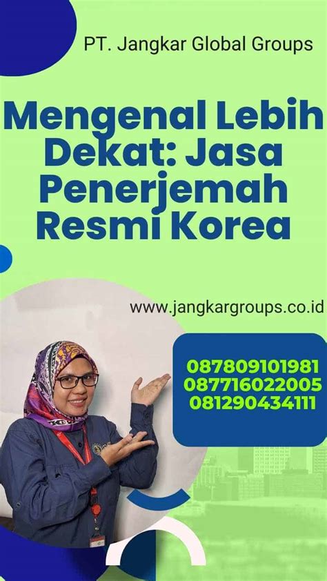 Jasa Penerjemah Resmi Korea Jangkar Global Groups